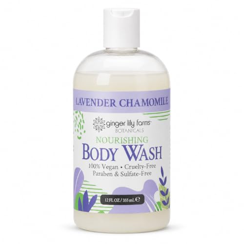 Image of Ginger Lily Farms Botanicals Body Wash, 12oz, Lavender Chamomile