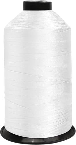 Hilo Nylon Bonded Tex 70, Tamaño 69, 3000 yd, Blanco miniatura 1
