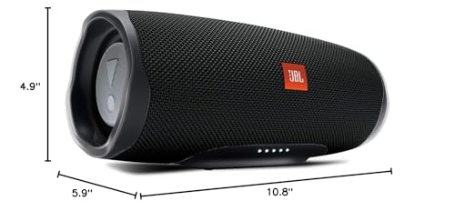 Image of JBL Charge 4 Portable Waterproof Wireless Bluetooth Speaker - Black (Renewed)