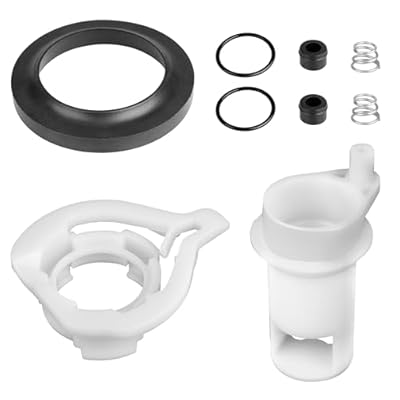 42049 Water Valve Style II Kit for Thetford Aqua Magic Style II Toilets, RV Toilet Water Valve Kit Replacement Style II Permanent Toilets, Rv Toilet Parts for Thetford with Closet Flange Seal