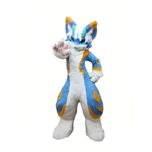 Furry Fursuit Costume, Fursuit Furry Mascot Costume Suit,for Theme Party Halloween Comic Con