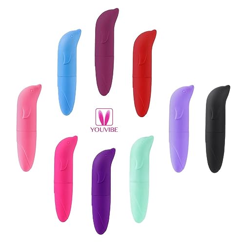 Vibrador Feminino Com Textura Aveludada Em Formato de Golfinho Pequeno e Discreto (ROSA)