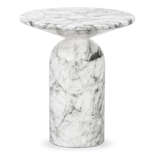 Poly & Bark Wels End Table – Marble Top and