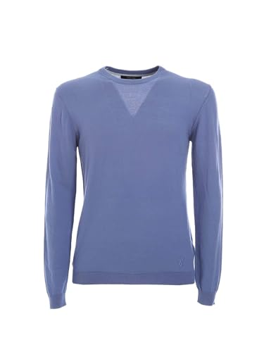 Pull de qualité supérieure Yes-zee M541 DH00 en maille bleue