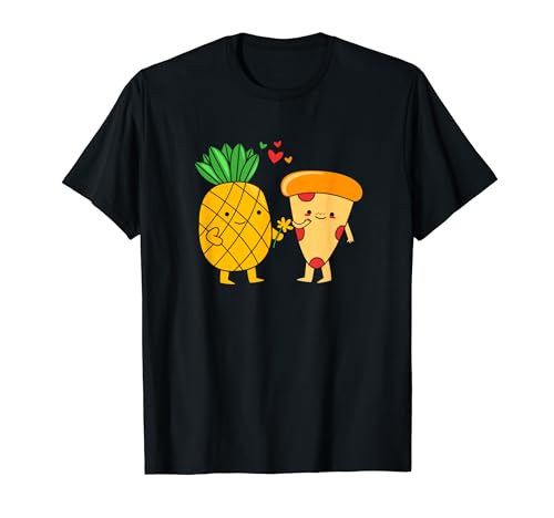 Pizza hawaiana Love Cute Pride Pineapple Pizza Camiseta