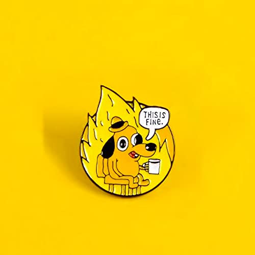 Image of Cute Enamel Pins Cartoon Lapel Pin Brooch Badge for Backpack Jackets Funny Tiger Pins for Gift Anime Enamel Pin for Clothing Hat Decoration