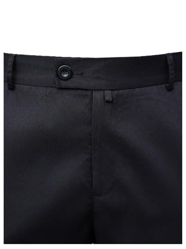 GORGLITTER Men's Dress Pants Casual Golf Pants Lightweight Slim Fit Work Dress Pants with Pockets3