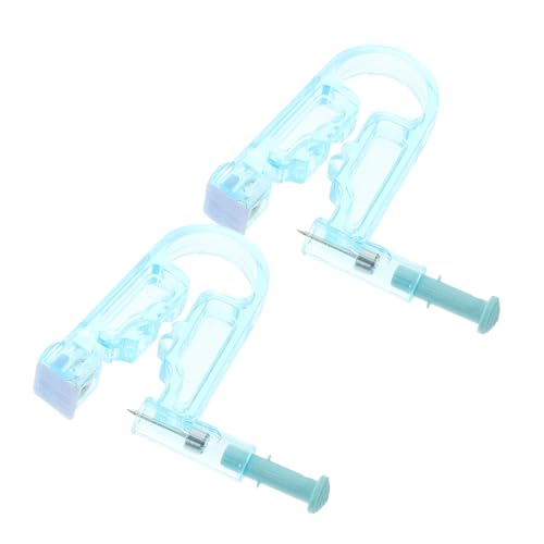 Baluue 2pcs Ear Piercing Gun Kit Disposable Ear Piercing Tool for Boy Girl Adults Safe Painless Earring Stud Piercer Machine