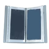 Concert Ticket Album for 80 Ticket, 9x5 Inch Transparent PP Stub Album Compact Protective Stub Holder for Concert, Air