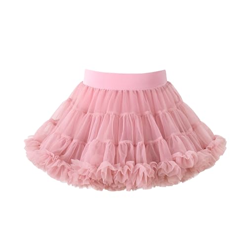 Magic Park 2-4T Toddler Girl Tutu Skirt Kid Tulle Skirts Birthday Holiday Party Girls Ruffle Short Skirt