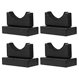 HYTROVE Baseballschlägerständer 2 Paar mit Stabiler Bambusbasis für Wandmontage und Tisch Mehrzweck Schlägerhalter zur Platzsparenden Sportgeräte Aufbewahrung