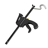 ✅ MECHANISMUS: Mühelos spannen Sie mit dem Pistolenmechanismus Ihr Zelt bis zum optimalen Halt.