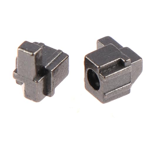 1 Set Left Right Slider Buckle Lock Latch Bracket for Nintendo Switch Joy-Con NS JoyCon Controller Alloy Buckle (Metal Black)