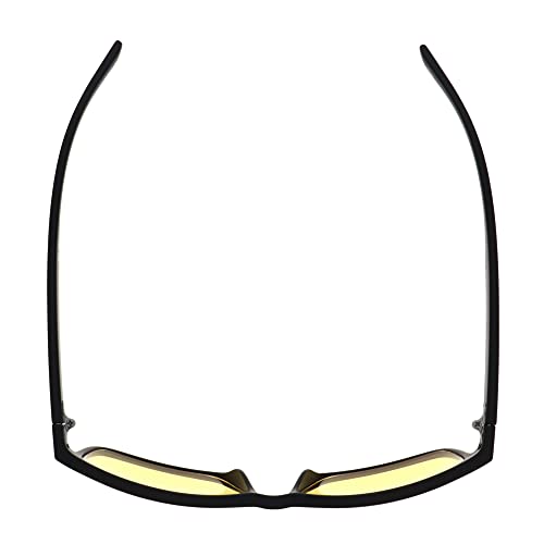 Image of Dockers Men's Tex Sunglasses Night Driver Glasses Rectangle, Black, 54mm