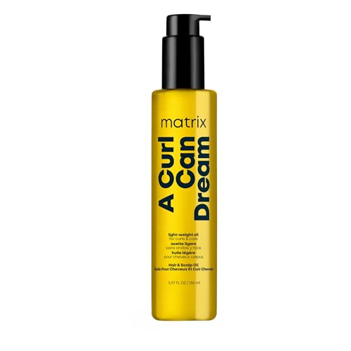 Matrix A Curl Can Dream Lightweight Oil, Enriched with Sunflower oil & Vitamin E, Enhances & Preserves Curls & Coils, Adds Shine, 150ml