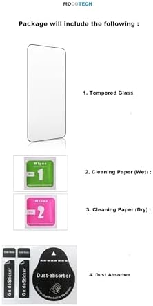 MoCoTech HD+ Edge-to-Edge Tempered Glass for Oppo A5 Pro 5G – Full Screen Protector Guard, 9H Hardness, Anti-Scratch, Bubble Free, Case Friendly, Ultra Clear with Easy Installation Kit