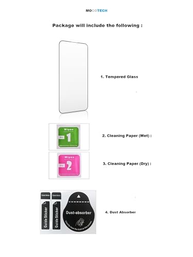 MoCoTech HD+ Edge-to-Edge Tempered Glass for Tecno Pop 9 – Full Screen Protector Guard, 9H Hardness, Anti-Scratch, Bubble Free, Case Friendly, Ultra Clear with Easy Installation Kit