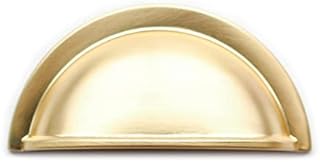 64mm Brushed Brass Cup Handle for Kitchen Cabinets | Bedroom | Bathroom | Furniture | Cupboards