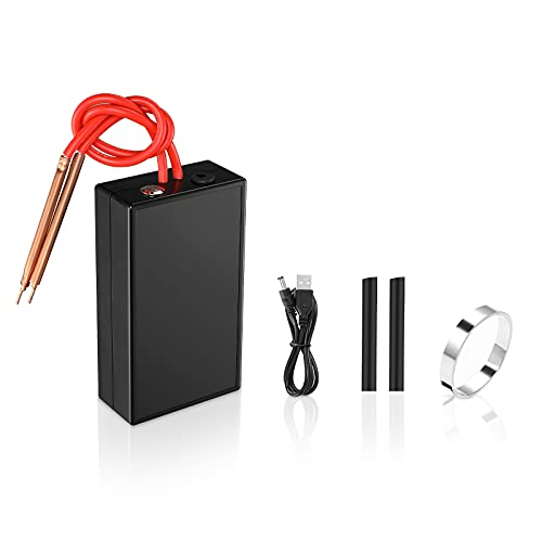 Mini Spot Welder for 18650 Battery, Portable Spot Welder Machine, Handheld Welding Pen Kit, DIY Welding Machine with USB-C, Quick Release Pen, Nickel Sheet, 6 Gear Adjustable (Spot Welder B)