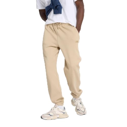 New Balance Men's Athletics French Terry Jogger, Stoneware, Small