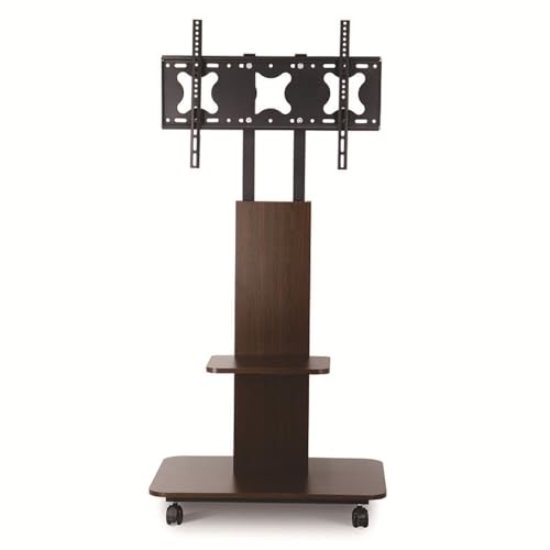 Support TV sur roulettes mobile docooler pour écrans 32-65" | Hauteur réglable et acier robuste