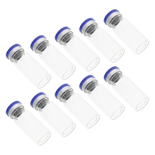 Frascos de vidrio de 10 ml para evitar la degradación de polvo liofilizado y muestras