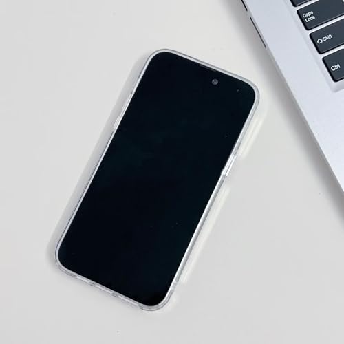 Rnrieyta Miagon Mirror Magnetic Case for iPhone 17 Pro Max,Cover [Compatible with Magsafe] Makeup Mirror Effect Bright Reflection Plating Bumper Back Rubber Phone Case Silver by Rnrieyta - Used condition - Image 4
