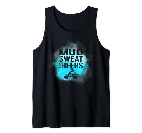 Mud Run Shirt Marathon Runner 5K Funny Gift Mud Sweat Beers Camiseta sin Mangas