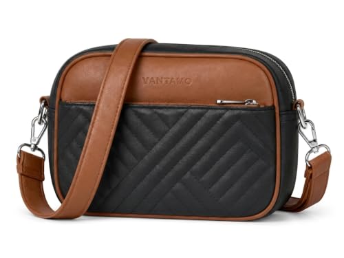 Vantamo Crossbody Bag for Women with Anti-Pickpocket Clip
