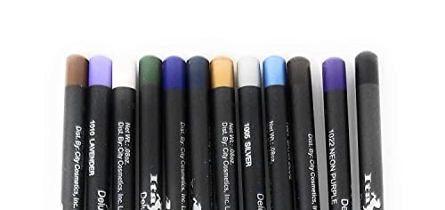 Italia Delux Ultra Fine Eyeliners (Set Of 12 Colors) #TOP1