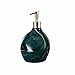 Duży dozownik mydła Dozdodnia Dozownik Dozownik Premium Premium Ceramic Soap Tray and Soap Dispenser 2 w 1 (14.2oz) (Color : Green)