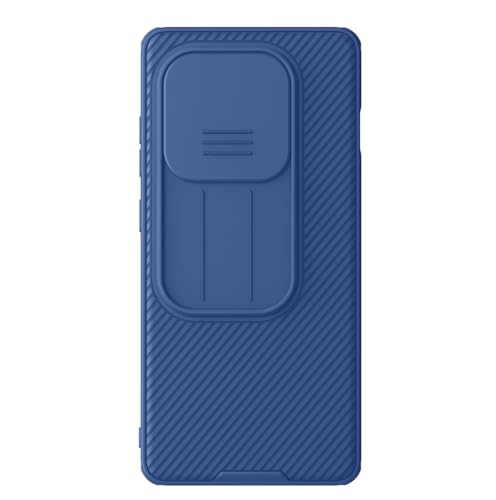 Image of PRITO Nilkin Classic Series for OnePlus 13-R (1+13R) Case with Camera Cover, [Camera Lens Protector] [Scratch-Resistant] [360 Full Protection] Shockproof Slim Phone Case (Blue, 1+13R)