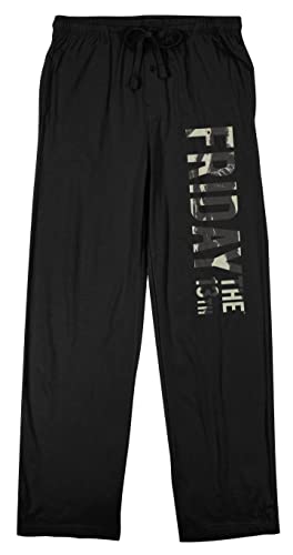 Bioworld Friday The 13th Jason Men's Black Sleep Pajama Pants