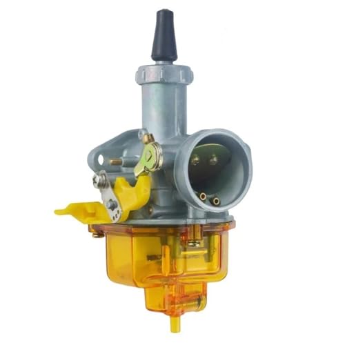 �o�C�N�̃L���u���^�[ �ɓK������ PZ26 PZ27 PZ30 CG125 �͔�125 CG150 TMX155 CG200 125/150/200/ 250CC XL125 150 �_�[�g�o�C�N ATV �L���u���^�[�p(CG125-Yellow)