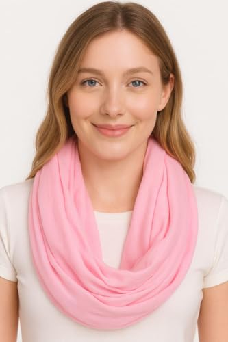 ScarvesMe Pop Fashion Super Soft Light Weight Jersey Solid Color Soft Infinity Scarf2