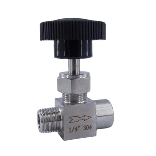 Vanne à aiguille de grue d'arrêt 1/4 pour circuit d'eau et compresseur - 2