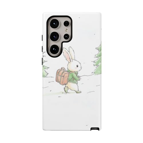 Coque rigide S24 Ultra Lapin mate évite les traces et rayures