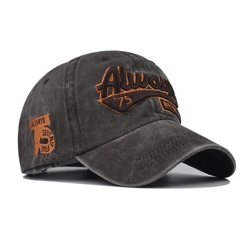 Casquette de baseball hommes coton délavé vintage brodée New York style classique