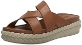 Lucky Brand Sandalias Loftee con plataforma para mujer, Marrón Adobe, 42 EU