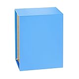Grafoplas cajetin File Box grafcolor Long Edger+Eyelet+rado.Format A4 Blue Color.