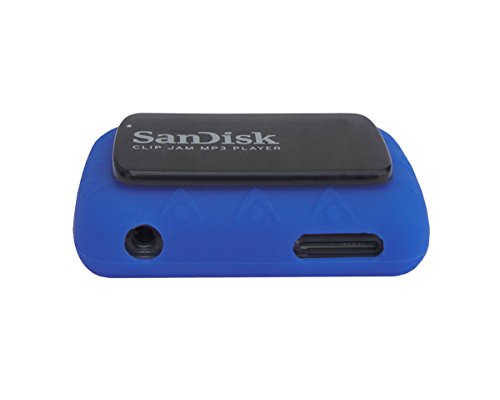 Ishoppingdeals Silicone Case For Sandisk Clip Jam (Sdmx26) Mp3 Player (Released In 2015), Soft Rubber Skin Bumper Cover, Navy Blue #TOP4