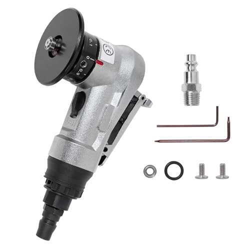 Pneumatic Chamfer Tool, Adjustable Speed Metal Deburrer with Pre-Installed Carbide Blades, 30000RPM Air Beveler