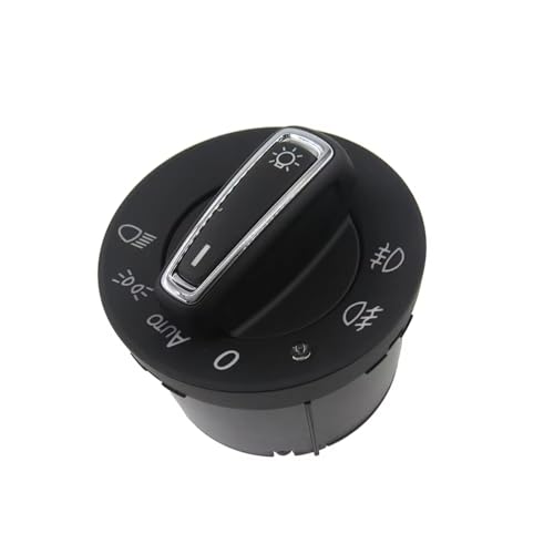 Interruptor de faros con sensor de luz 5ND941431E cromado para Jetta MK5 y Golf MK6