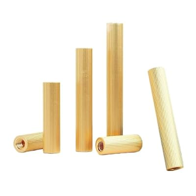 ZS Hardware M2 Double Through Hollow Brass Standoffs PCB Mainboard Pillars 20-50 Pcs (50pcs,19MM_M2)