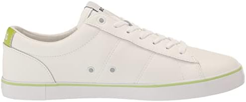 BOSS Men's Side Logo Low Profile Leather Sneaker, Trainer White, 13 | Image 5