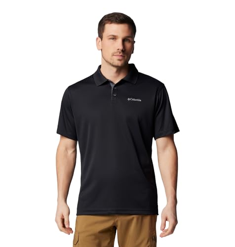 Columbia Men's Utilizer Polo, Black, X-Large