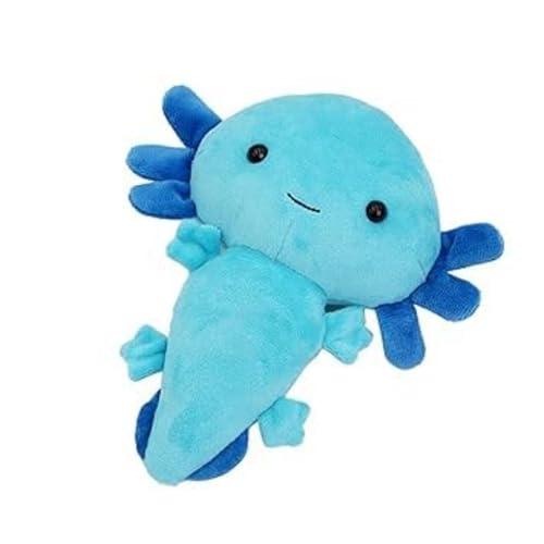 Image of Flufies Axolotl Plush Toy - Stuffed Animal Pillow Toy Doll - Halloween Axolotl Cuddle Buddy - Plush Pillow Edition for Kids (Blue)