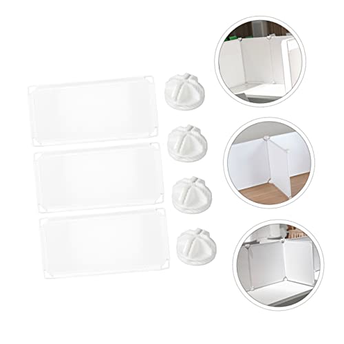 Angoily 1 Conjunto De Partição Para Mesa De Trabalho Tela De Mesa Protetor De Mesa Transparente Escu