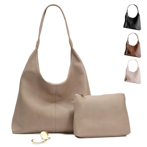 Slouchy Hobo Bag, Boho Purse, Boho Tote for women (Sandstone Ivory) by Cee & Dee - Used condition - US$20.99
