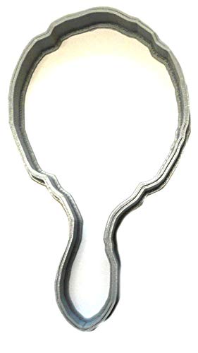 HAND HELD MIRROR BATHROOM ESSENTIAL BEAUTY SALON COOKIE CUTTER MADE IN USA PR2437